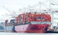 Cargo Ships loading at the Port of Oakland